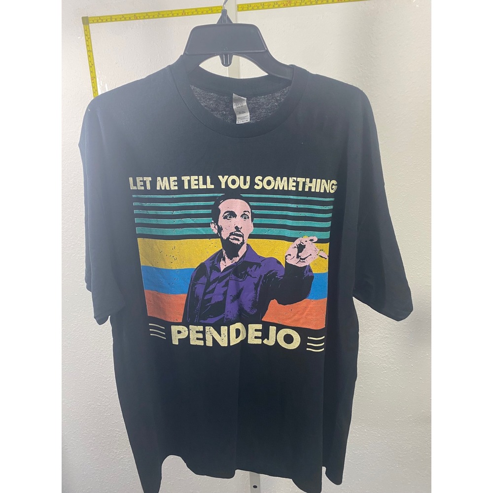 Gildan Big Lebowski Jesus Quintana Pendejo Graphic‎ T-Shirt Mens XL Black Retro